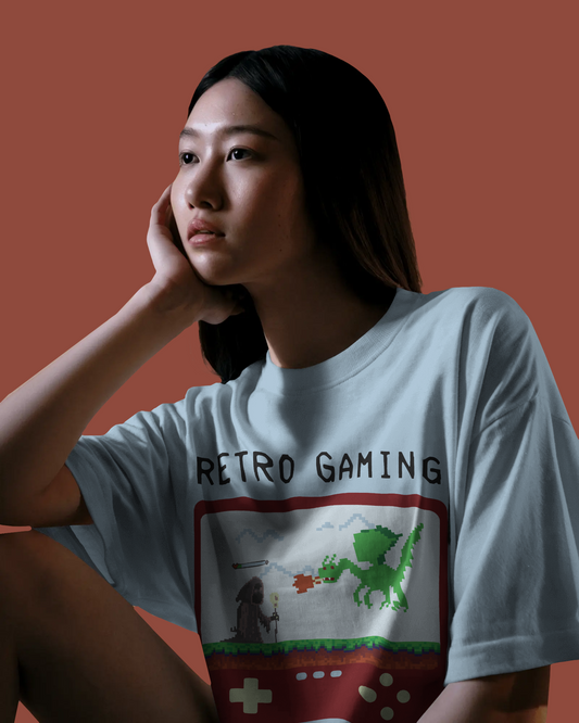 Retro Gaming Terry Knit Tee