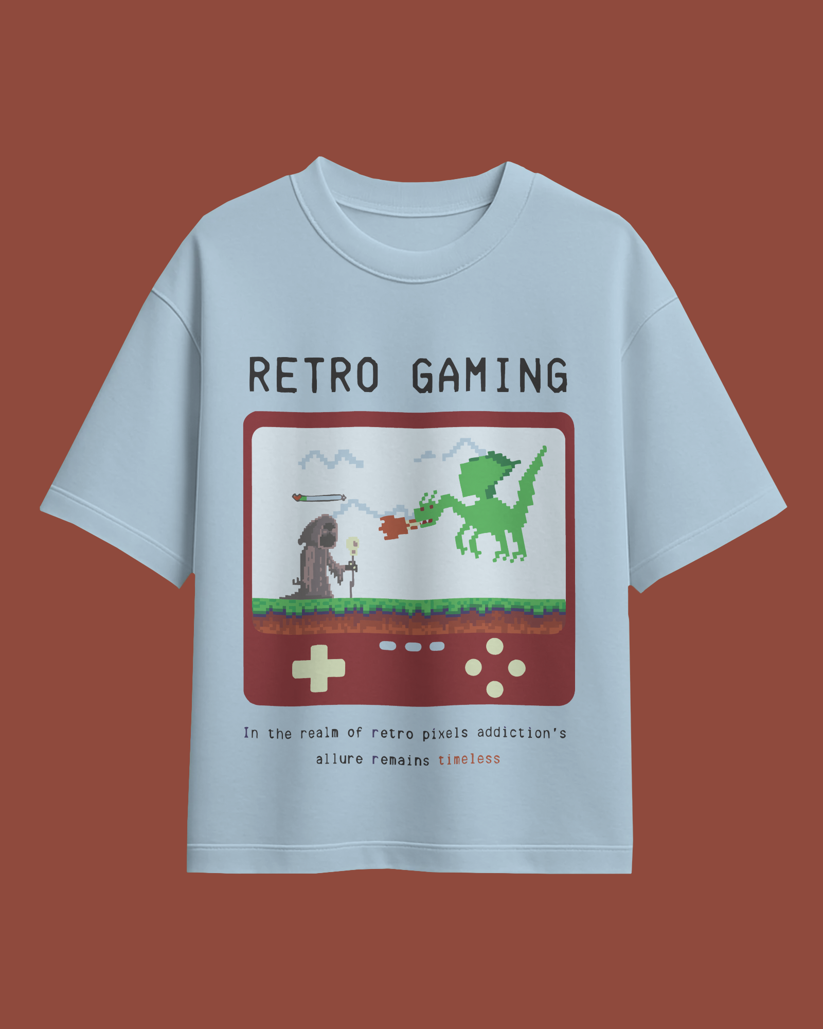 Retro Gaming Terry Knit Tee