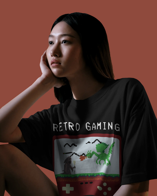 Retro Gaming Terry Knit Tee