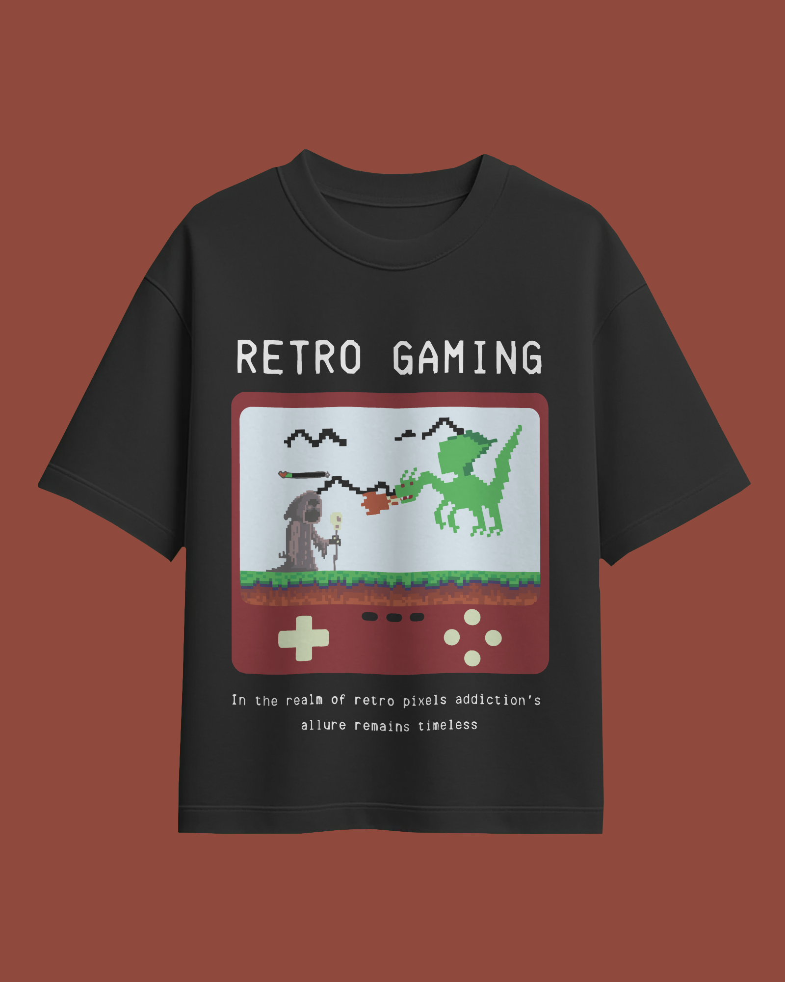 Retro Gaming Terry Knit Tee