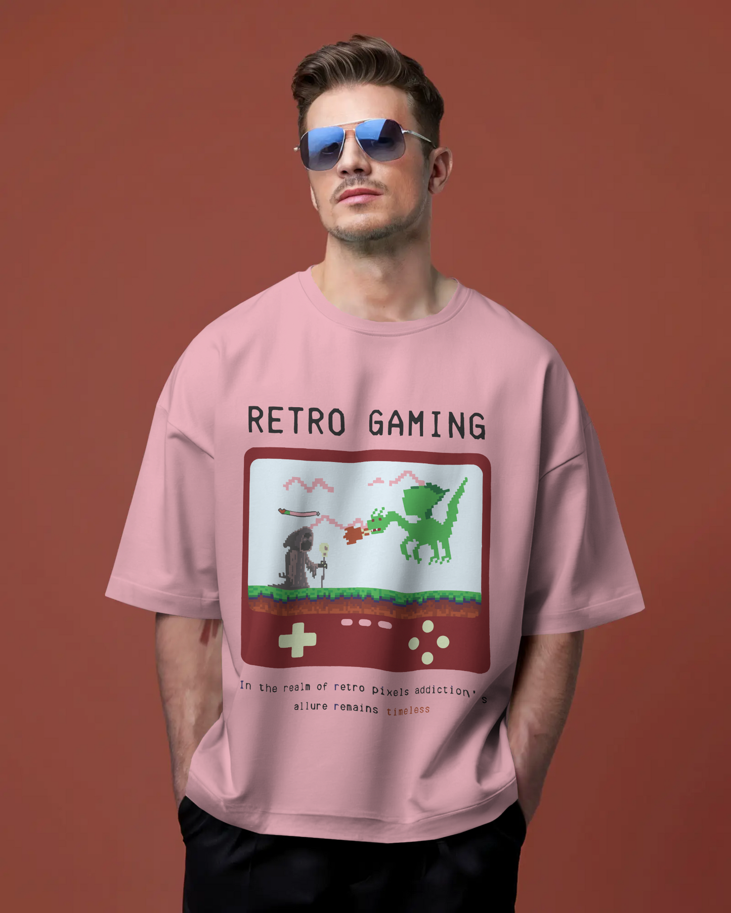 Retro Gaming Terry Knit Tee