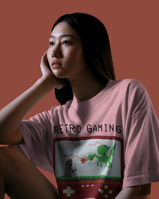 Retro Gaming Terry Knit Tee