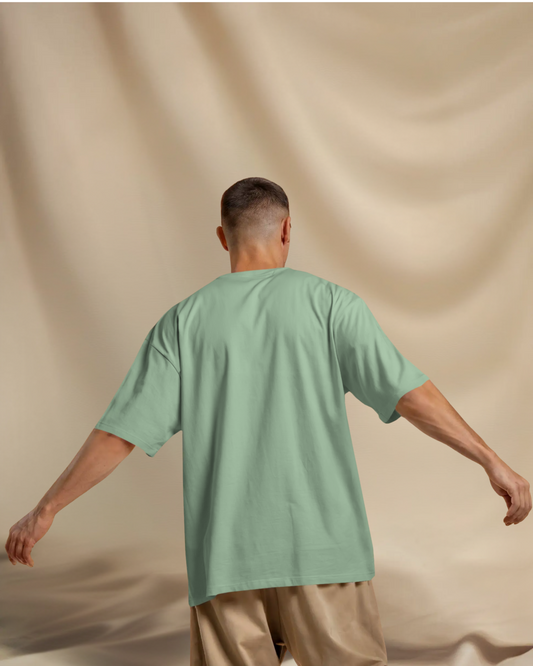Plain Jade Green Terry Knit Tee