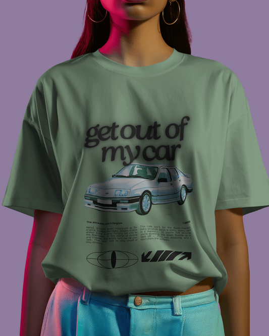 Get Out of My Car Terry Oversized Tee