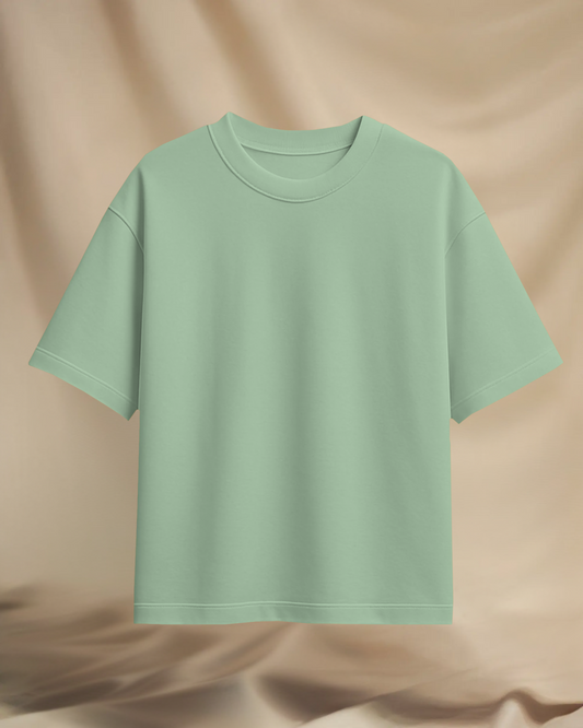 Plain Jade Green Terry Knit Tee