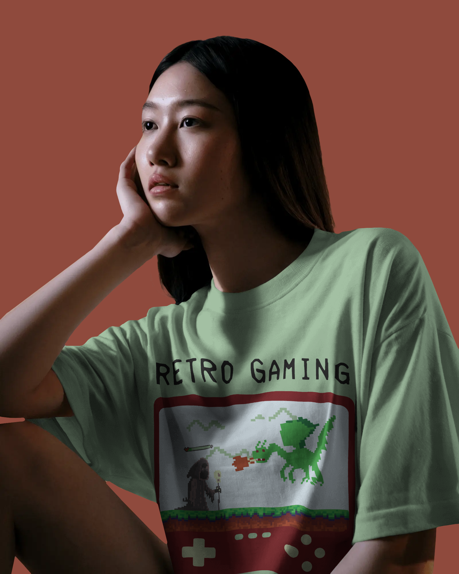 Retro Gaming Terry Knit Tee