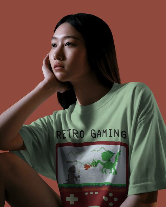 Retro Gaming Terry Knit Tee
