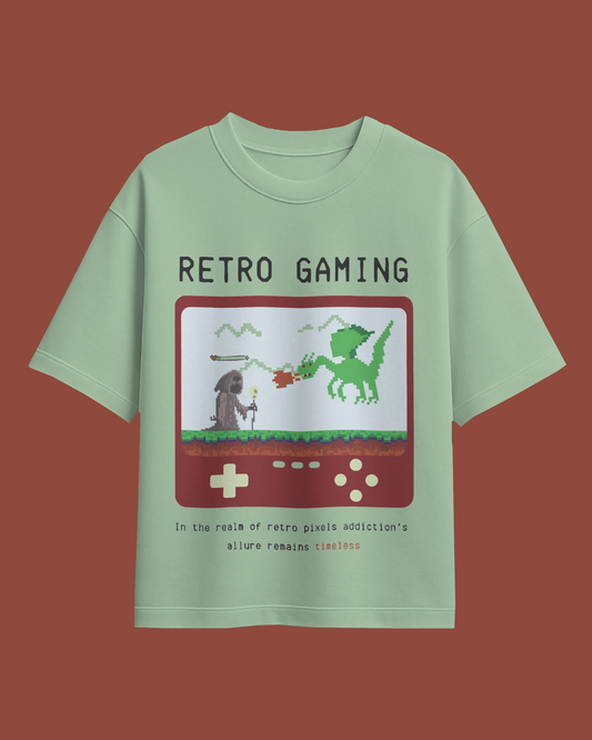 Retro Gaming Terry Knit Tee