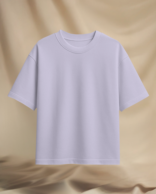 Plain Lavender Terry Knit Tee