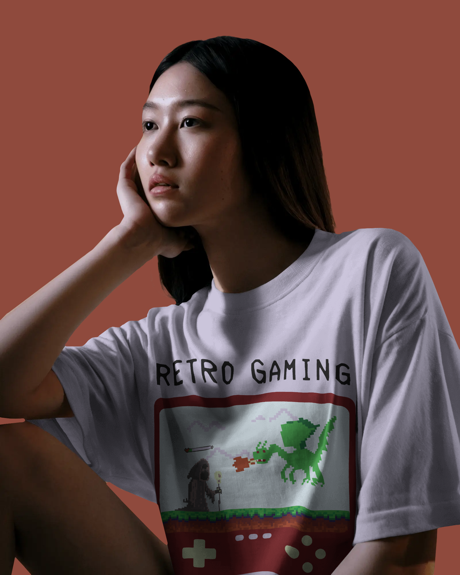 Retro Gaming Terry Knit Tee