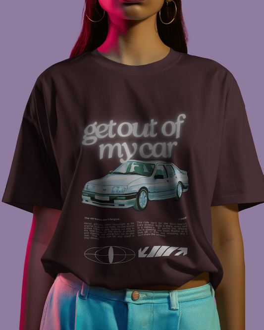 Get Out of My Car Terry Oversized Tee