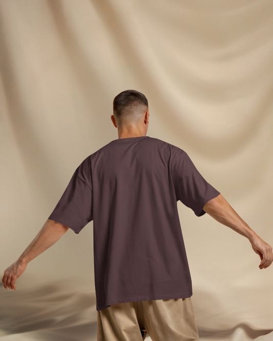 Plain Maroon Terry Knit Tee