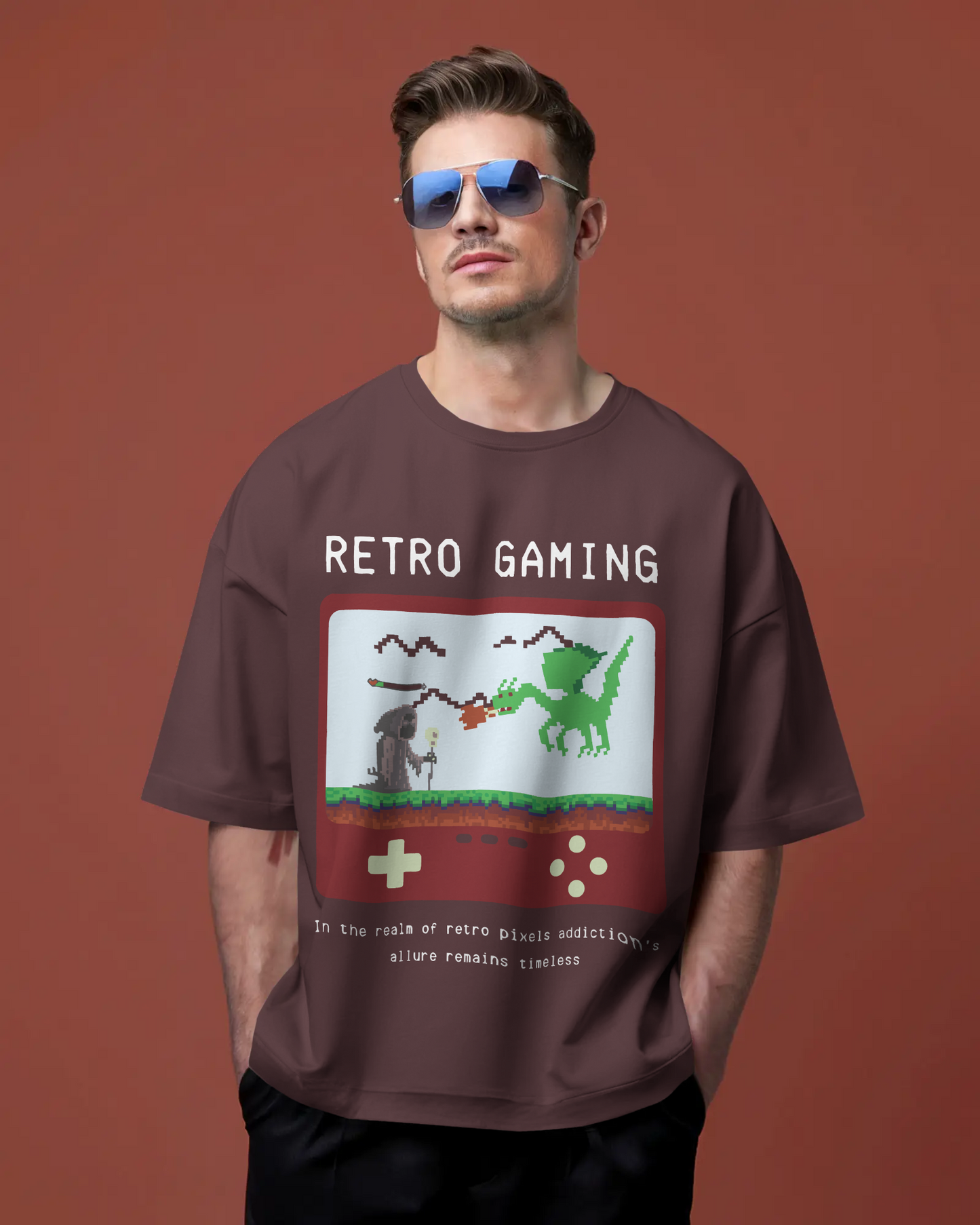 Retro Gaming Terry Knit Tee