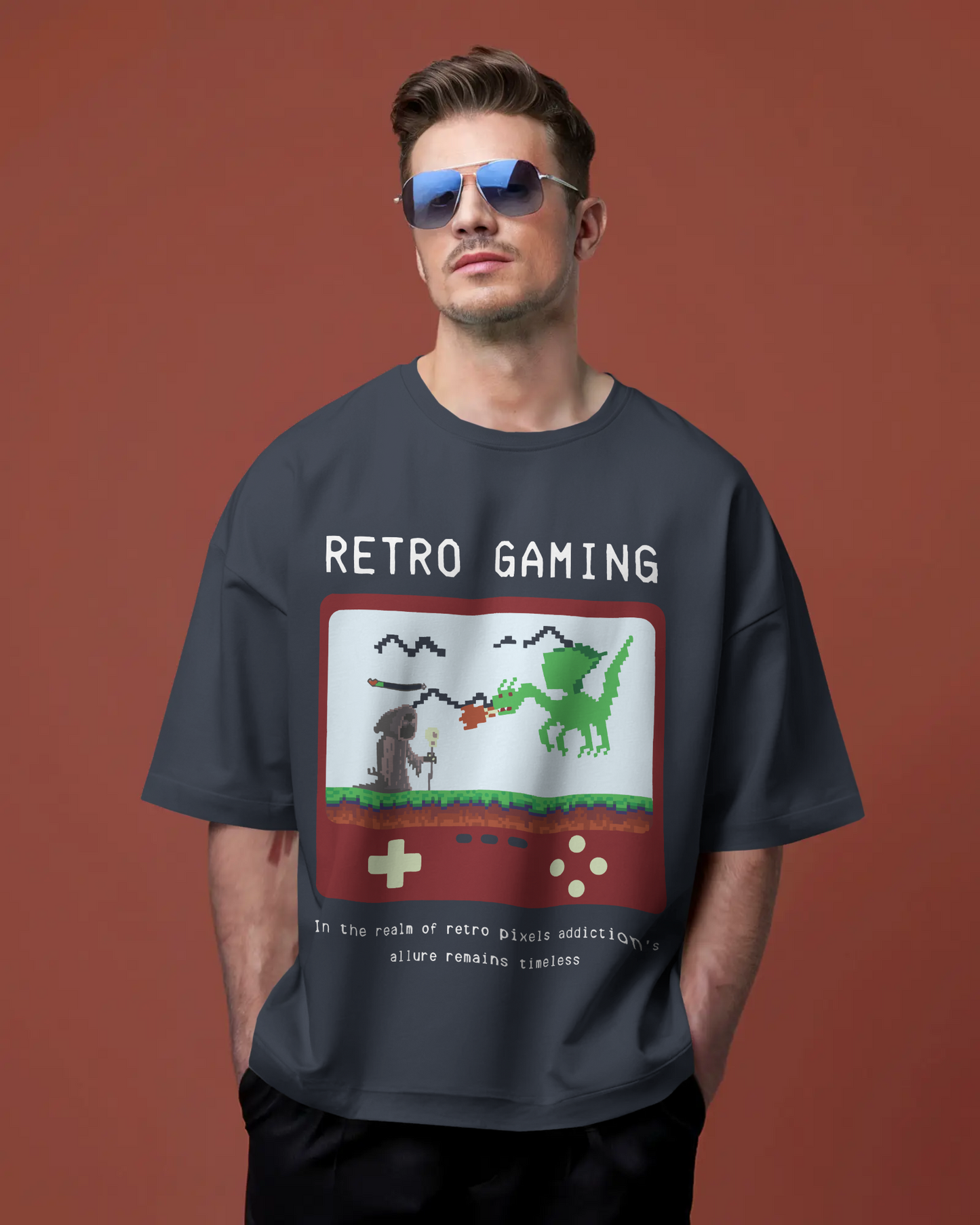 Retro Gaming Terry Knit Tee