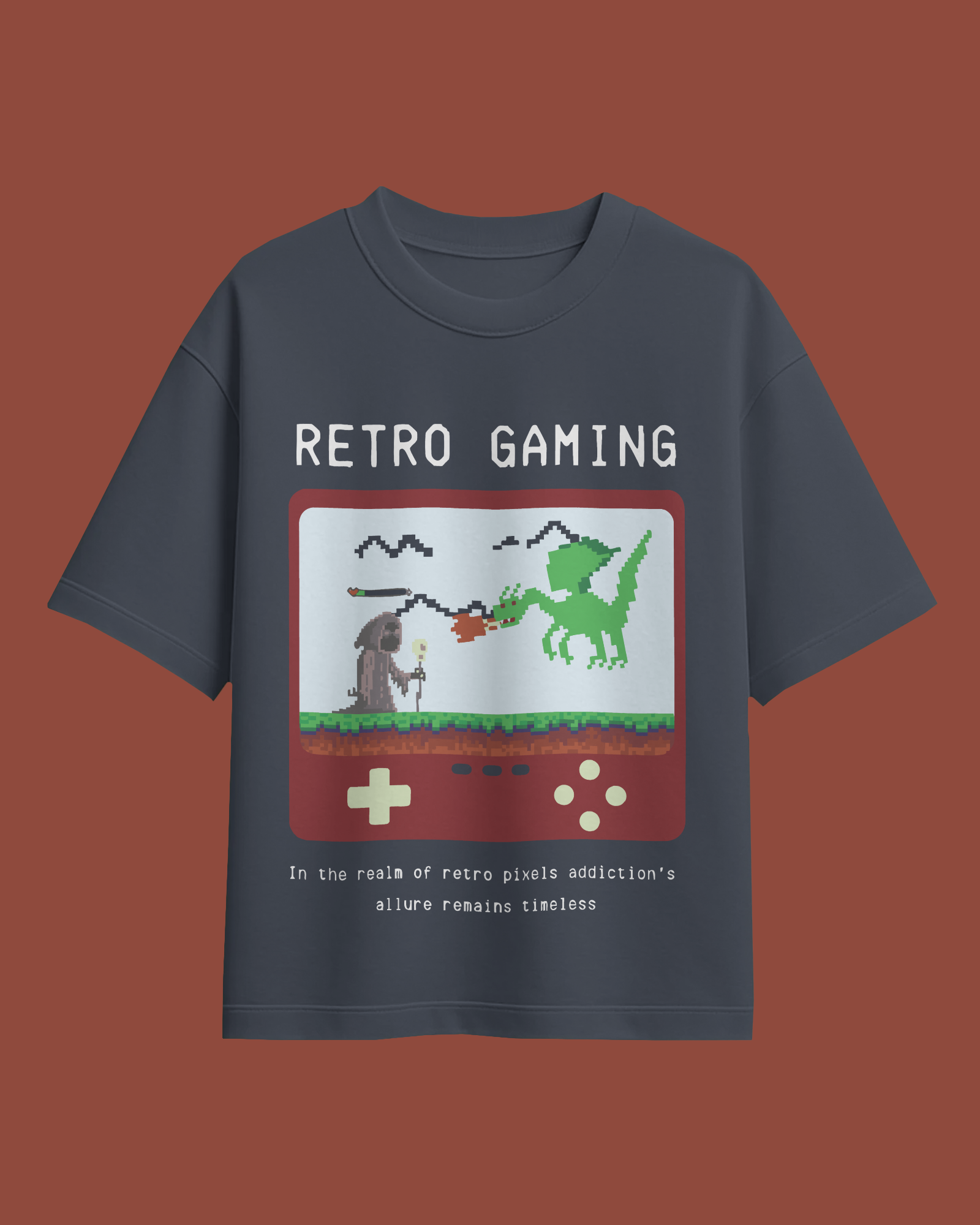 Retro Gaming Terry Knit Tee
