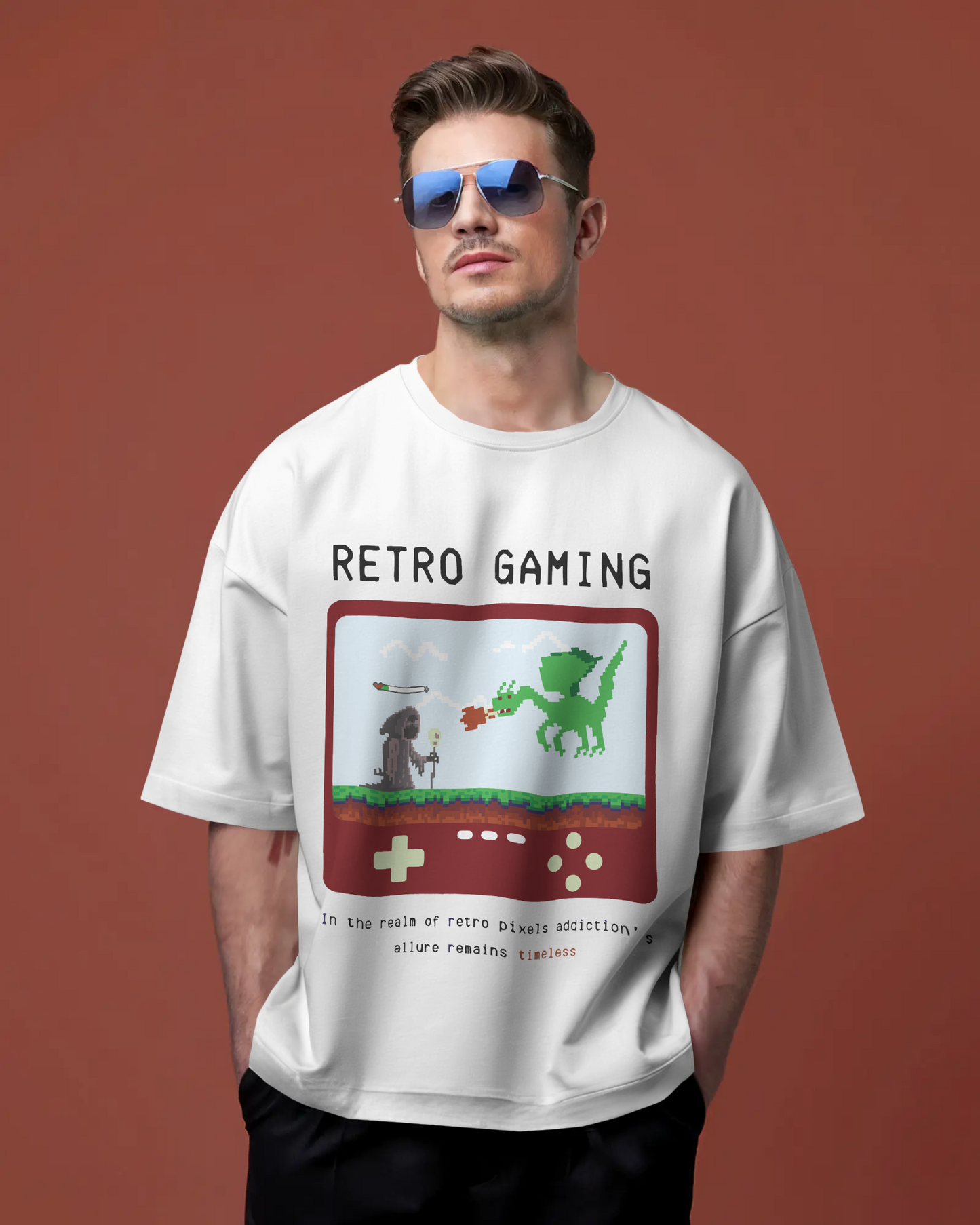 Retro Gaming Terry Knit Tee