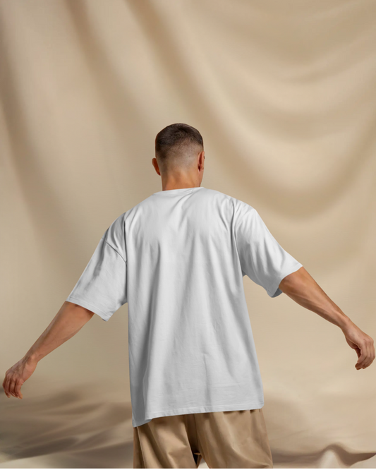 Plain White Terry Knit Tee