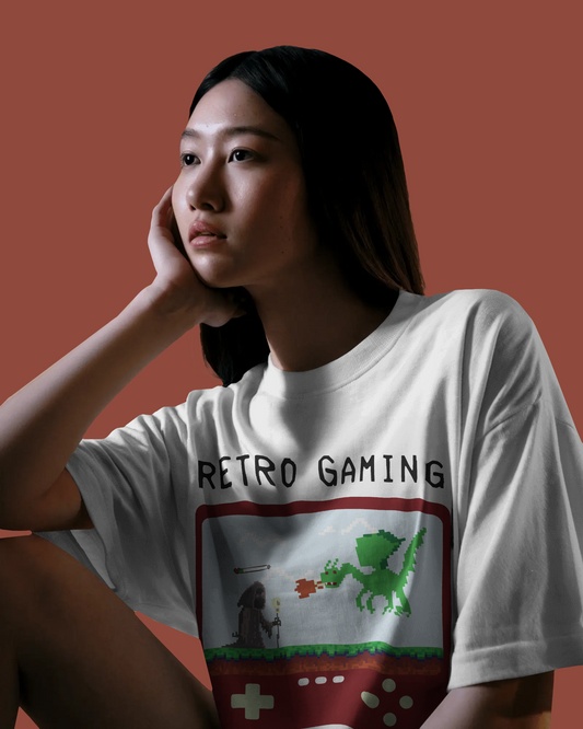 Retro Gaming Terry Knit Tee